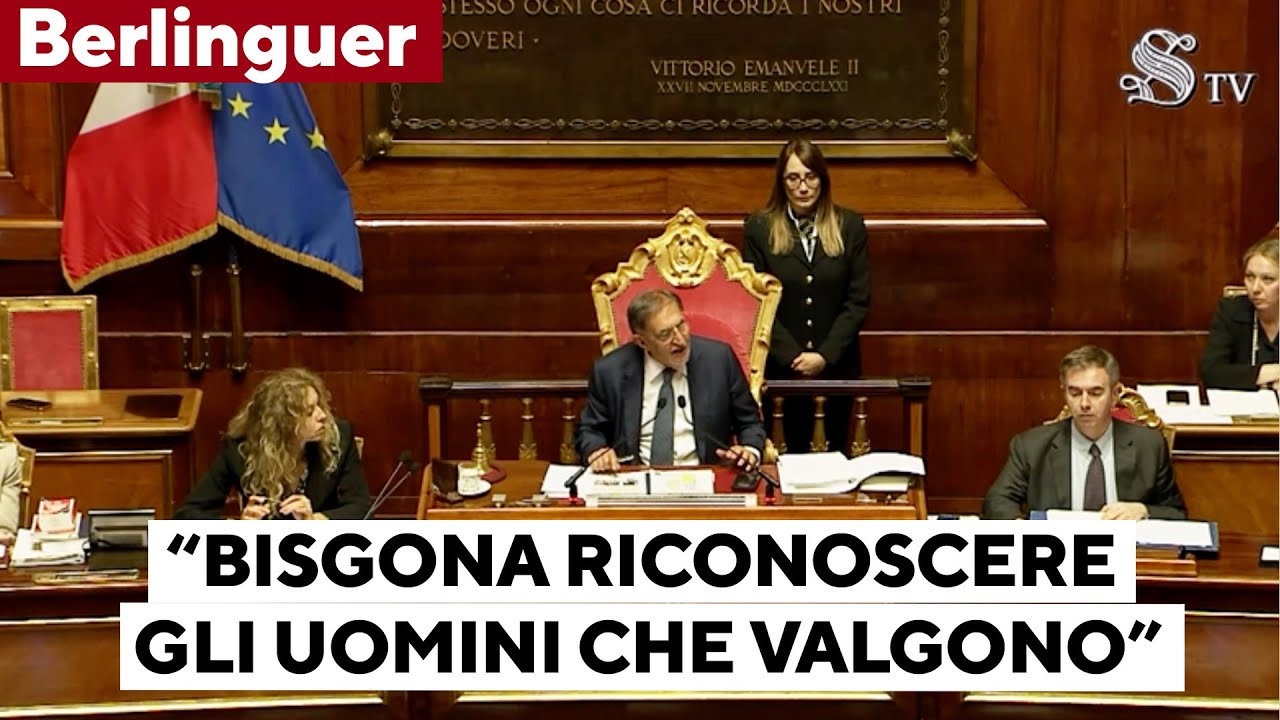 Berlinguer, La Russa: “Si possono contrastare le idee, ma vanno riconosciuti gli uomini che valgono”