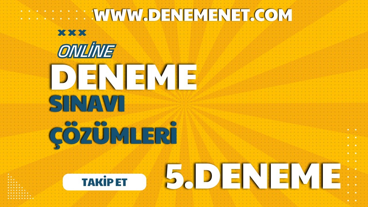 5. Coğrafya Branş Deneme Çözümleri