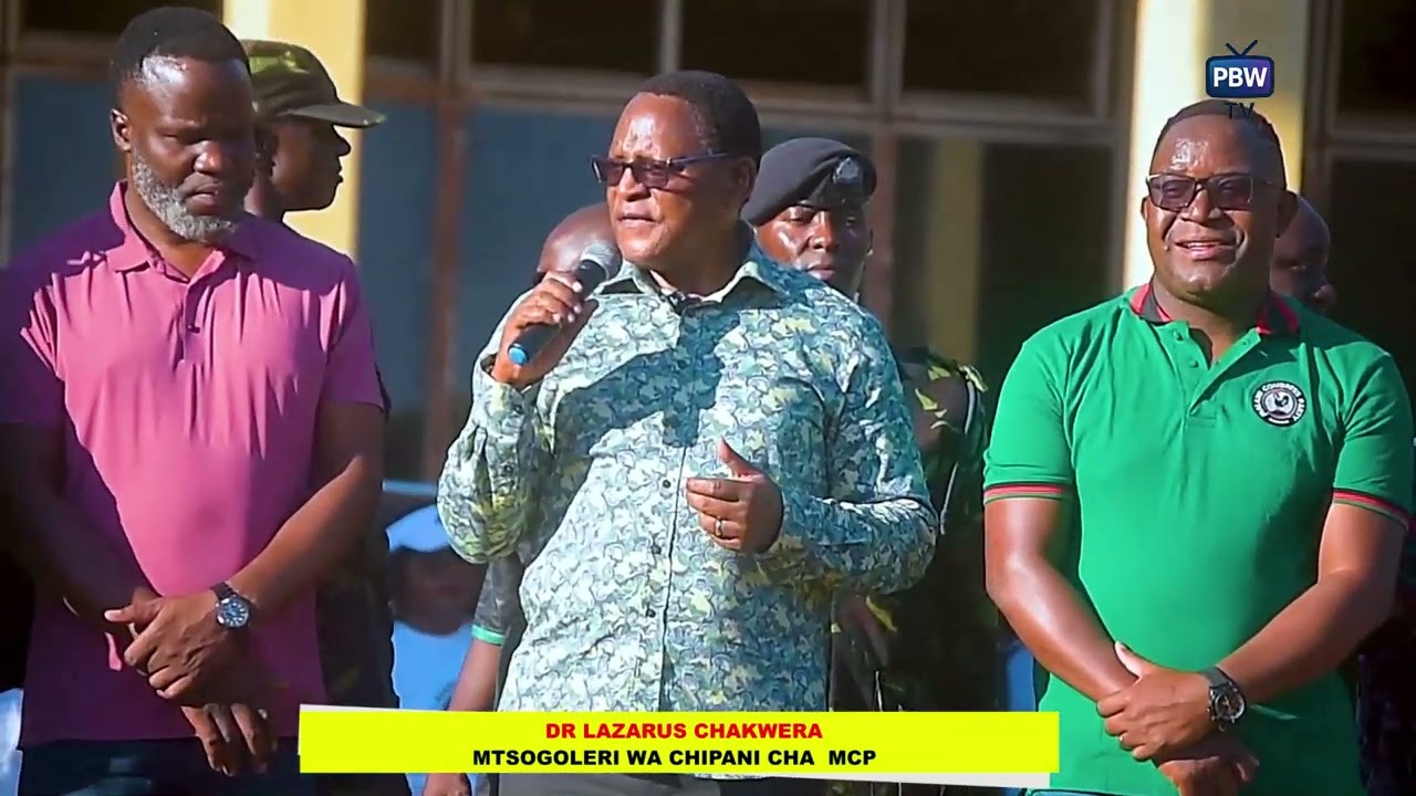 Tsogoleri wakale Razarus Chakwera kuyakhura achinyamata