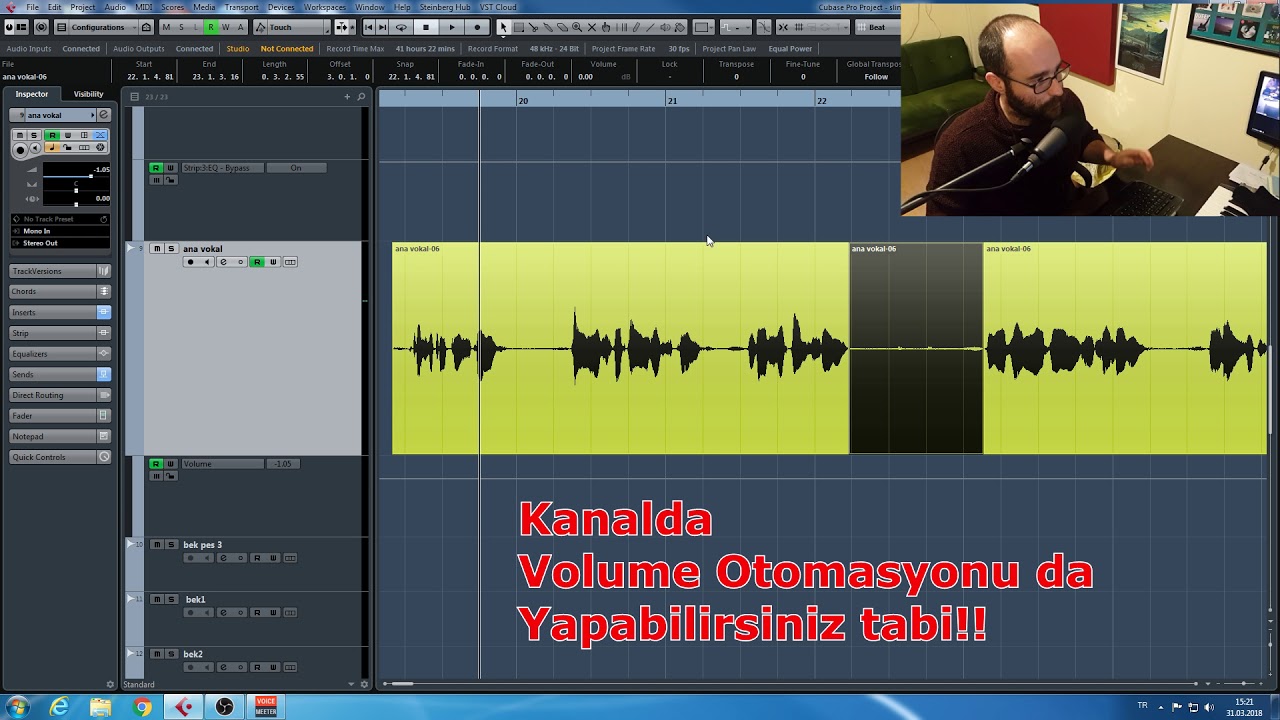 NEFES SESİ NASIL TEMİZLENİR ? ( Cubase Anlatımı)