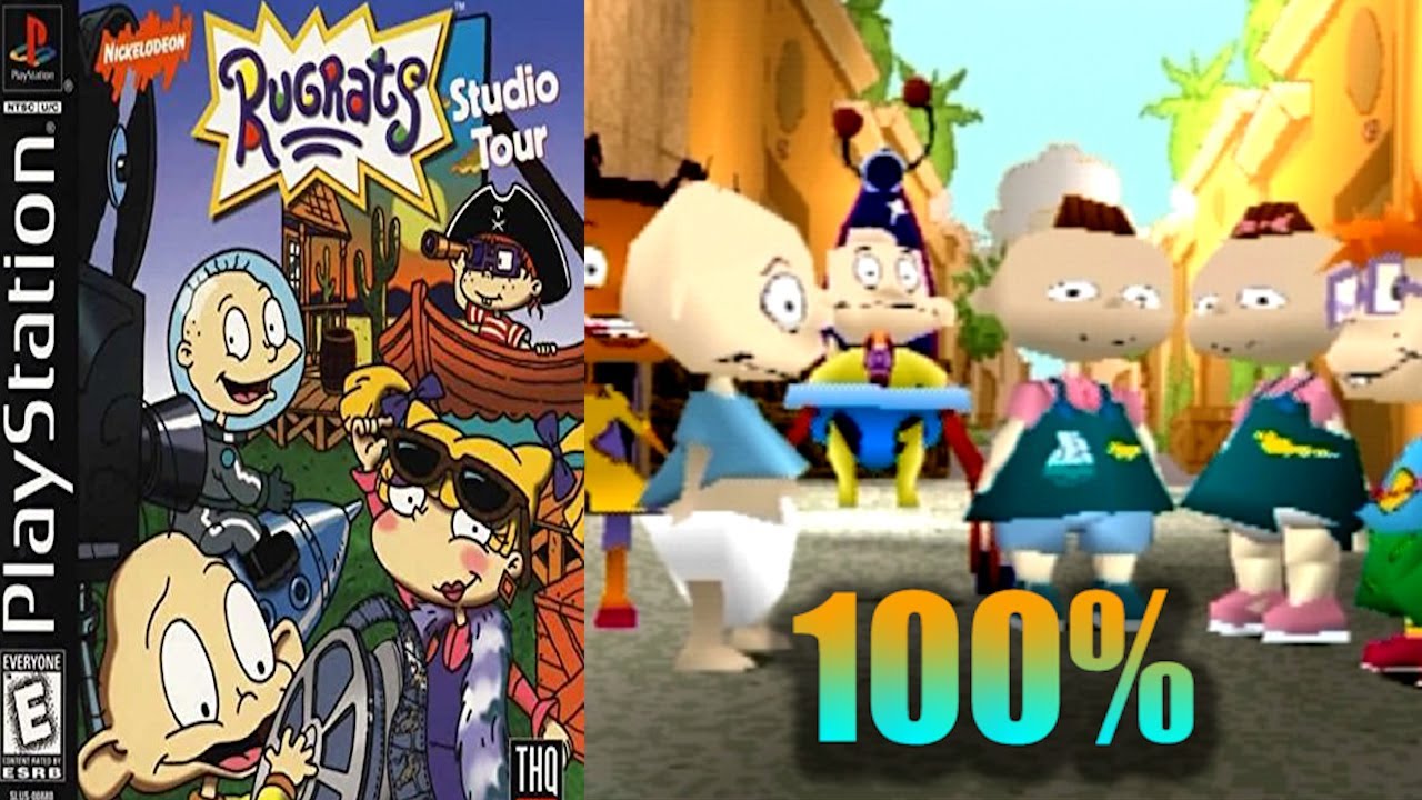Rugrats: Studio Tour [24] 100% PS1 Longplay