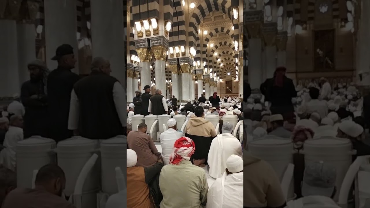 Azan in Madina munwara 