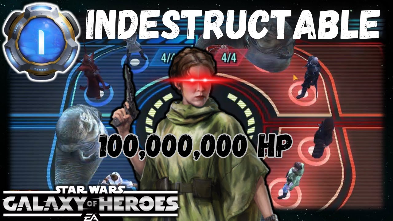 Leia is Pretty Much a Raid Boss Right Now - 3v3 GAC Kyber 1