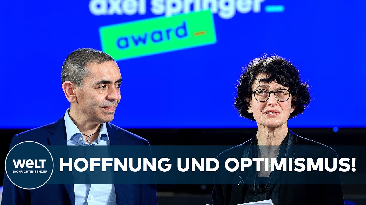 AXEL SPRINGER AWARD 2021: Auszeichnung f&uuml;r Biontech-Gr&uuml;nder &Ouml;zlem T&uuml;reci und Ugur Sahin