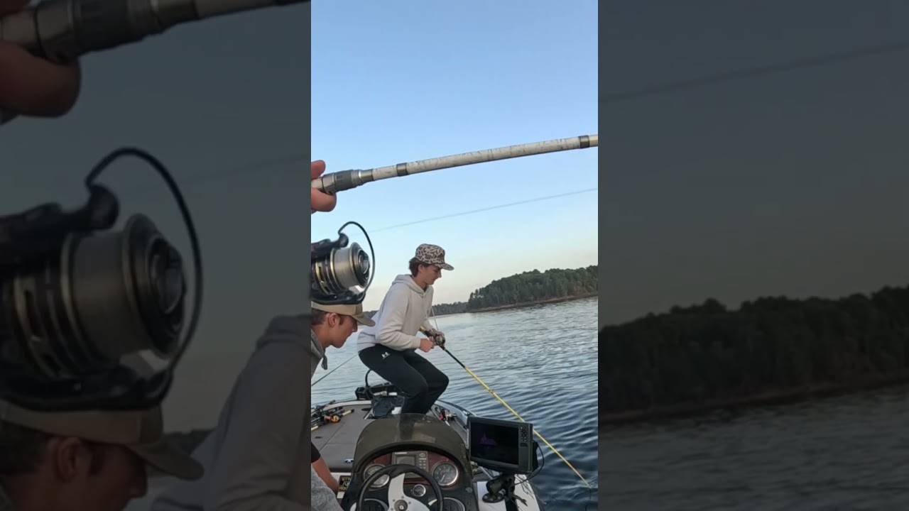 Heartbreaking fish came off #bassfishing #fishing #catchoftheday