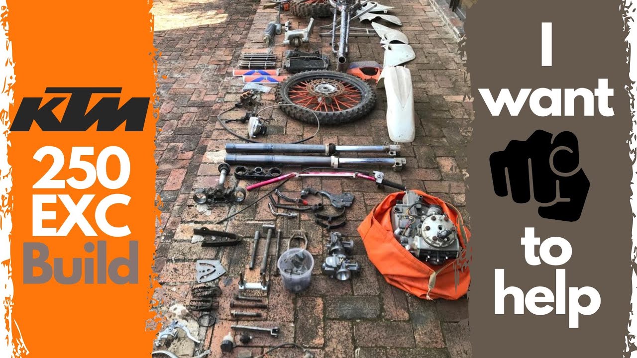 The Art of Building a Dirt Bike on Zero Budget | KTM 250 EXC Build Ep.1