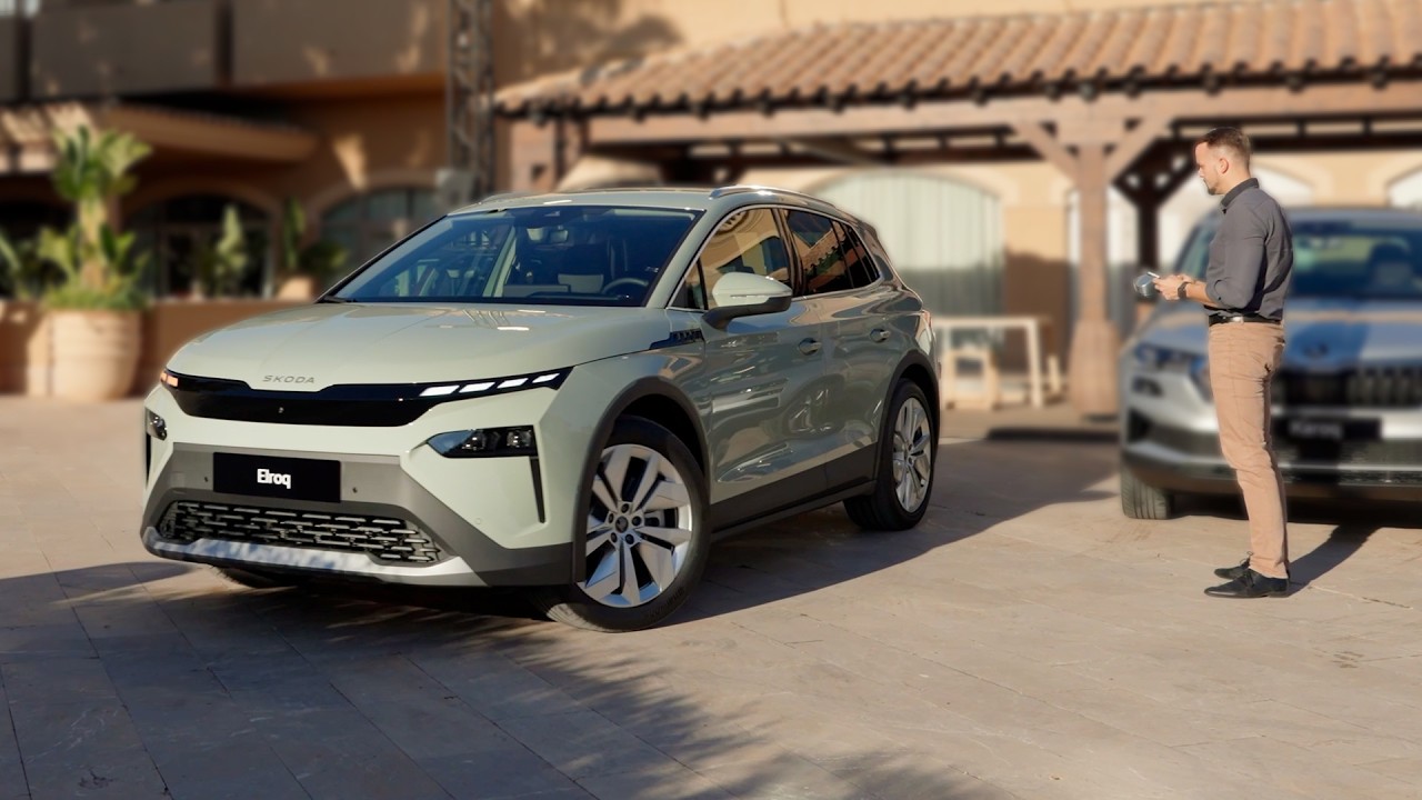 &Scaron;koda Elroq - Demonstracja zdalnego wspomagania parkowania