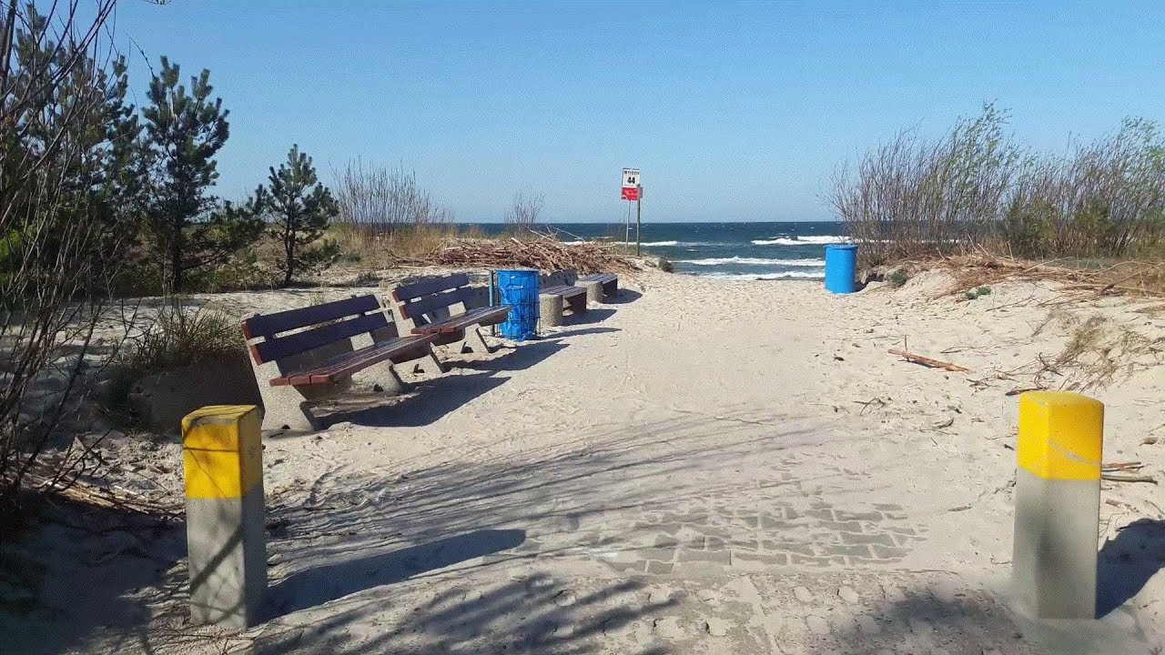 Jastarnia - Wejście na plażę nr. 44. Pierwszy sposób.