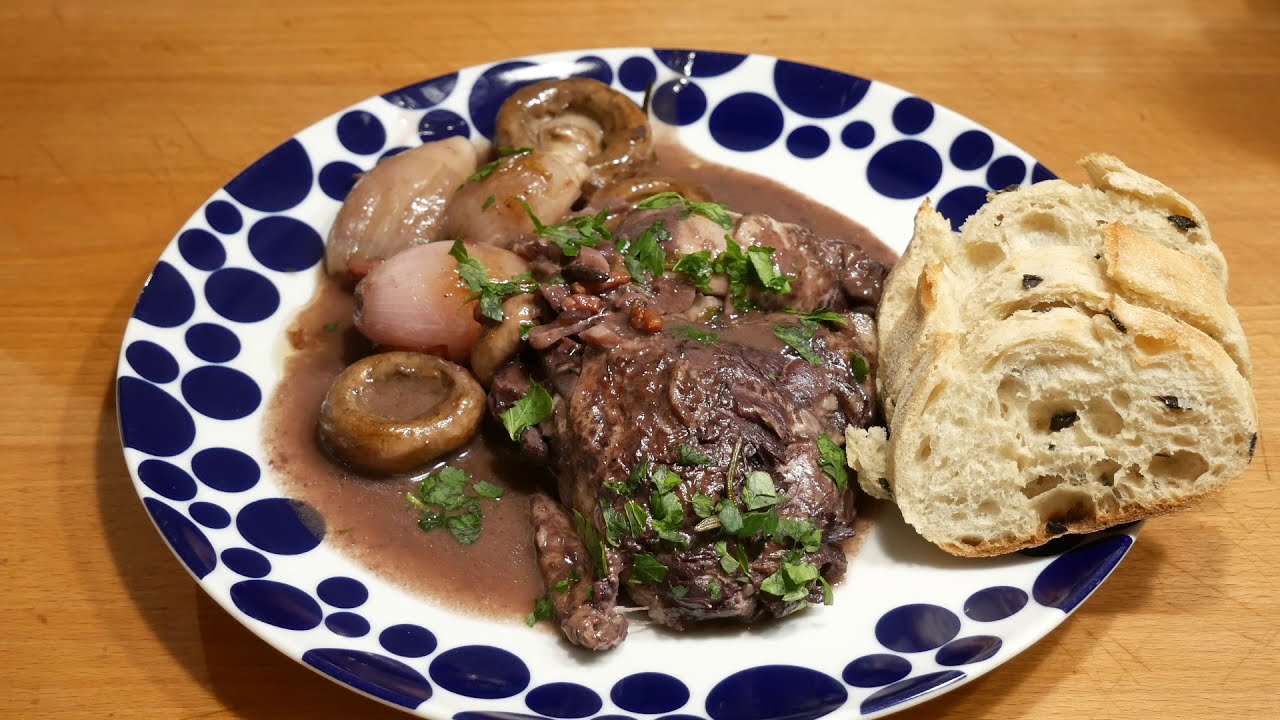 Coq Au Vin With Olive Ciabatta - Roettgen Braai Master