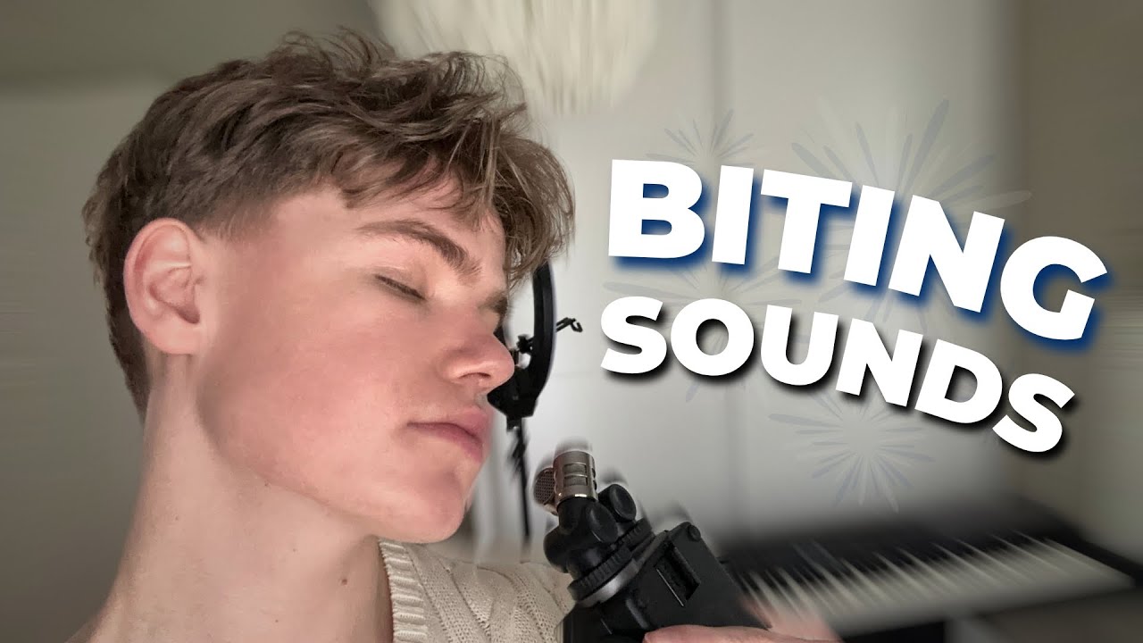 ASMR │ Biting Mouth Sounds With Tascam Mic👄 (Biting Sounds, Cupped, Wet Mouth Sounds, Yapping)