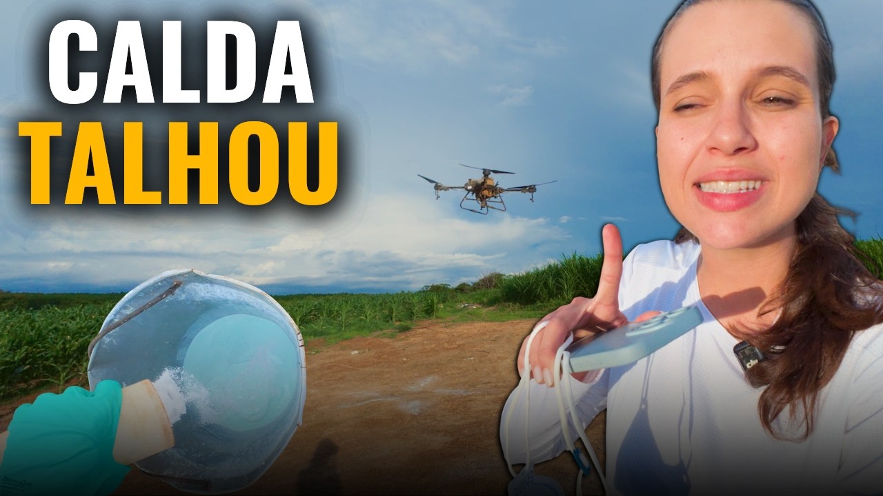 Calda talhou - Pulverização por drones - Qual a solução?