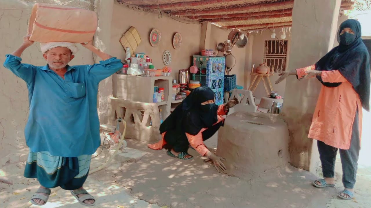 Aaj abba ne Mera dusra tandoor LagaDiyaHai subah🌅se Raat Ki routine🌄 traditional village family Vlog