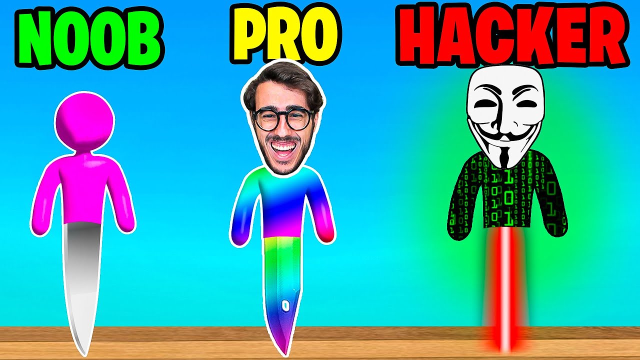 NOOB VS PRO VS HACKER SU MR. SLICE!