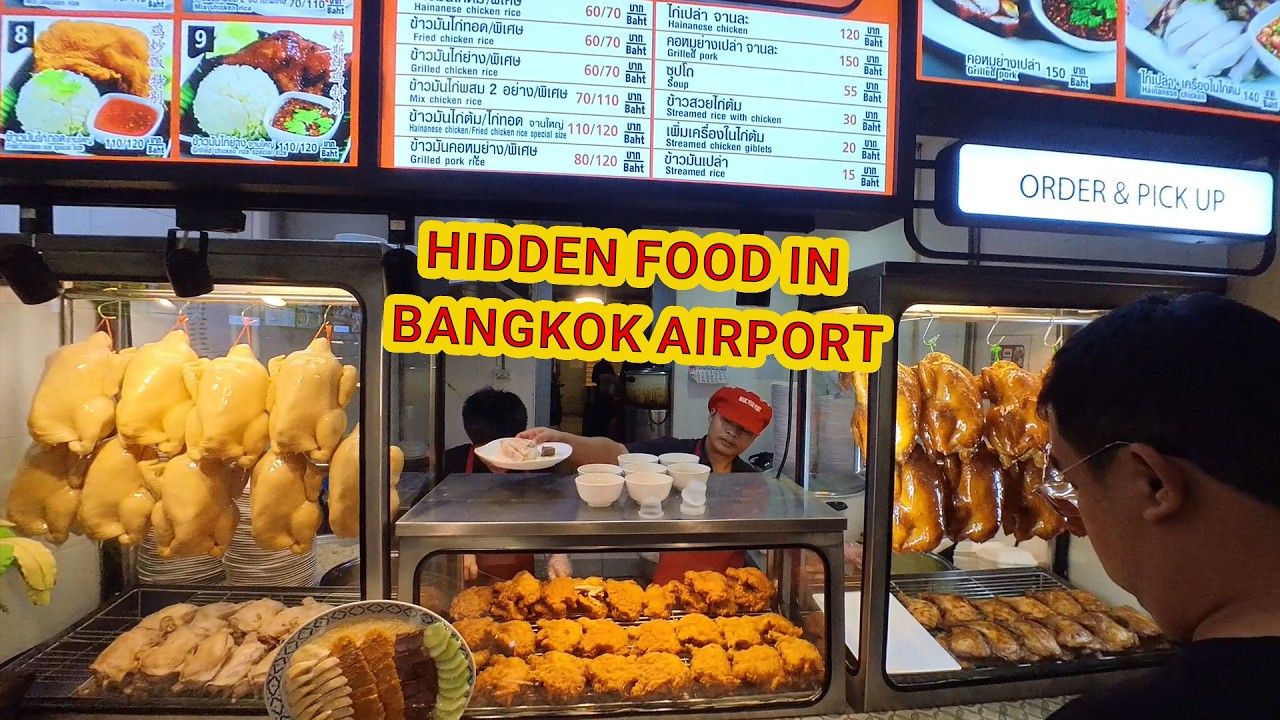 The Secret Bangkok Airport Food Court - Magic Food Point