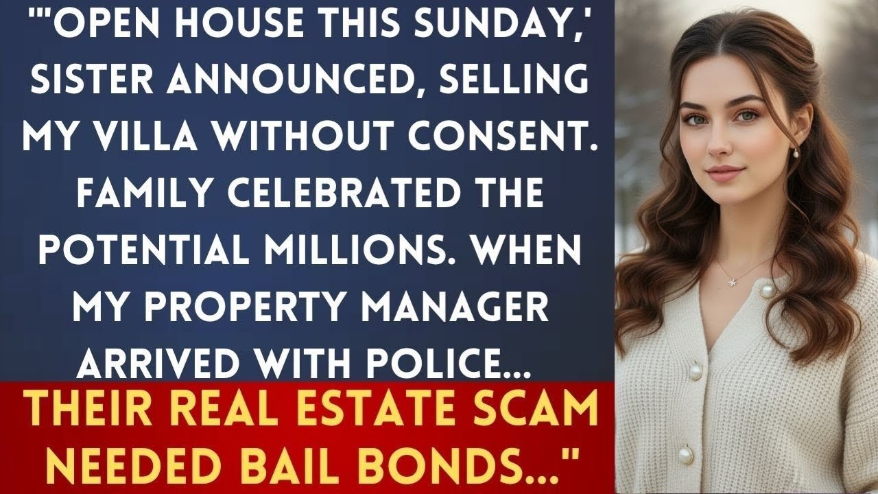 Sister's Realtor Started Showing My House — Then My Property Manager Exposed Their Scheme...