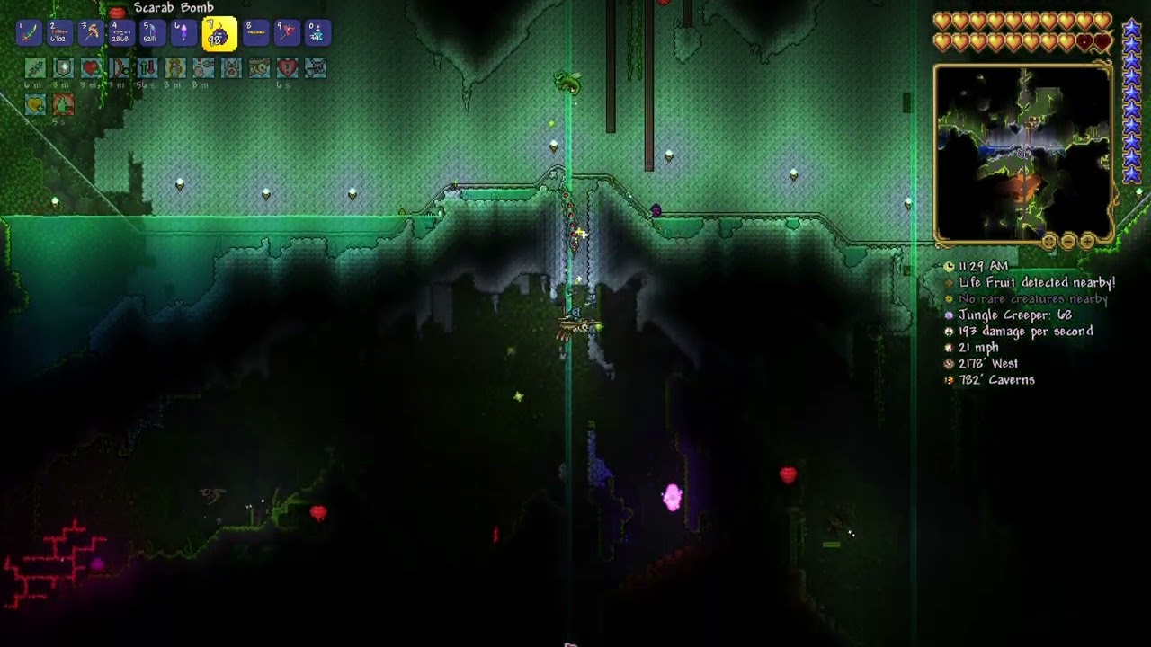 Trying to find the shimmer in Terraria Mastermode - 41