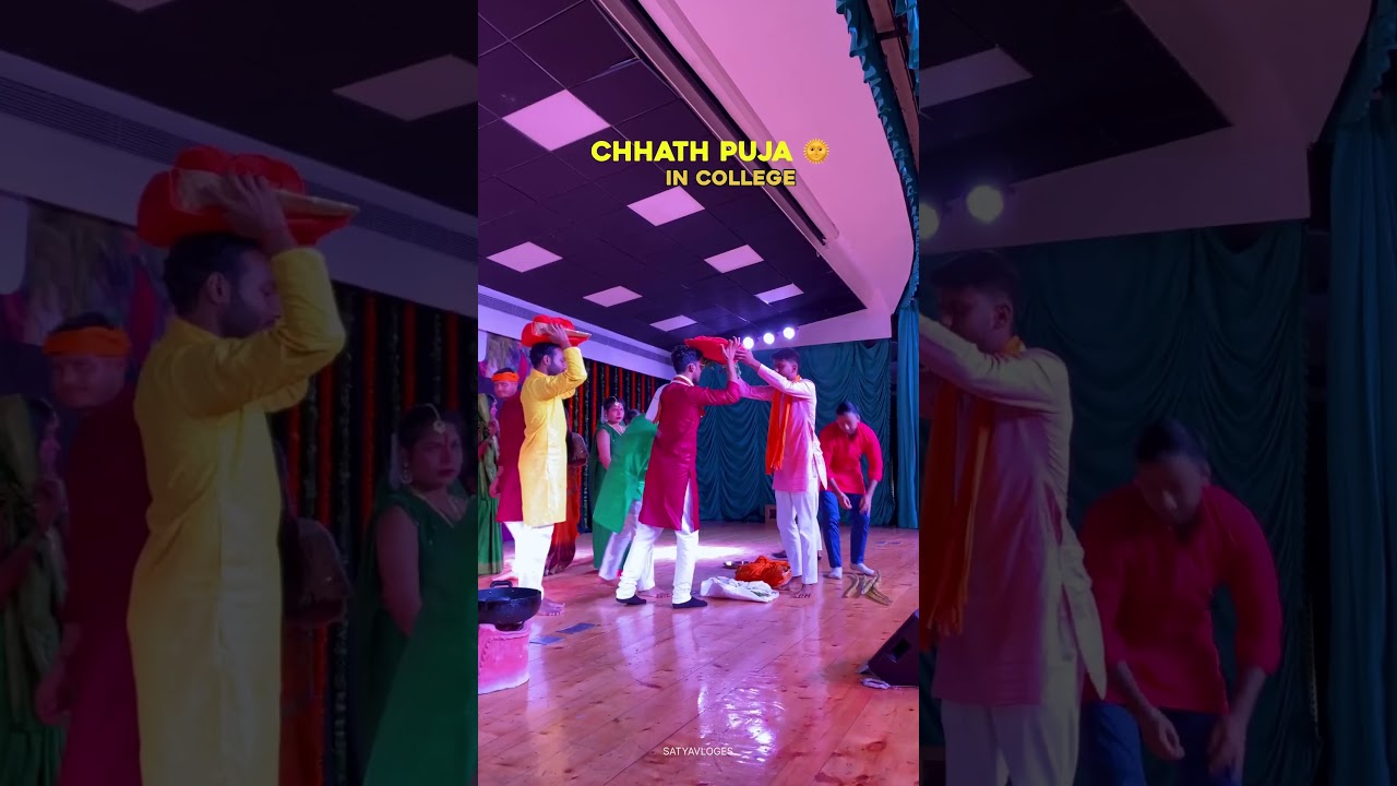 Chhath Puja Celebrations at Chandigarh University