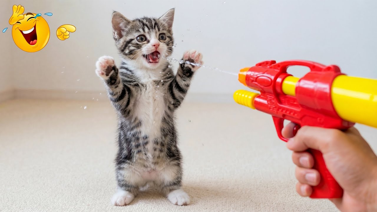 Nuevos clips de perros y gatos más divertidos de 2025 😽🐶Intenta no reírte 😍 Parte 1
