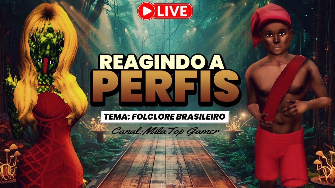 LIVE AVAKIN LIFE, REAGINDO AOS PERFIS DOS INSCRITOS TEMA: FOLCLORE 11/03/2026