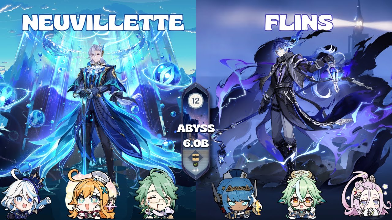 C2R1 Neuvillette & C1 Flins | Spiral Abyss 6.0B | Genshin Impact