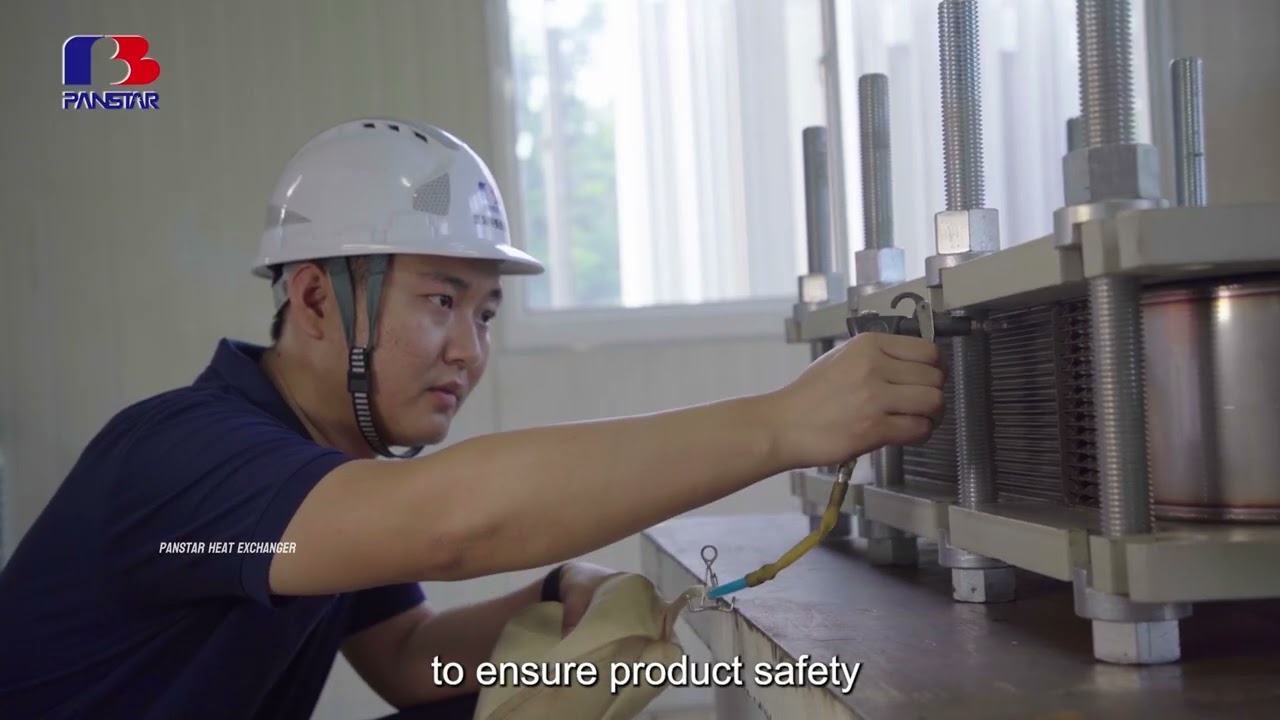 PanBox welded heat exchanger equipment #heatexchanger #heatexchange #plateheatexchanger