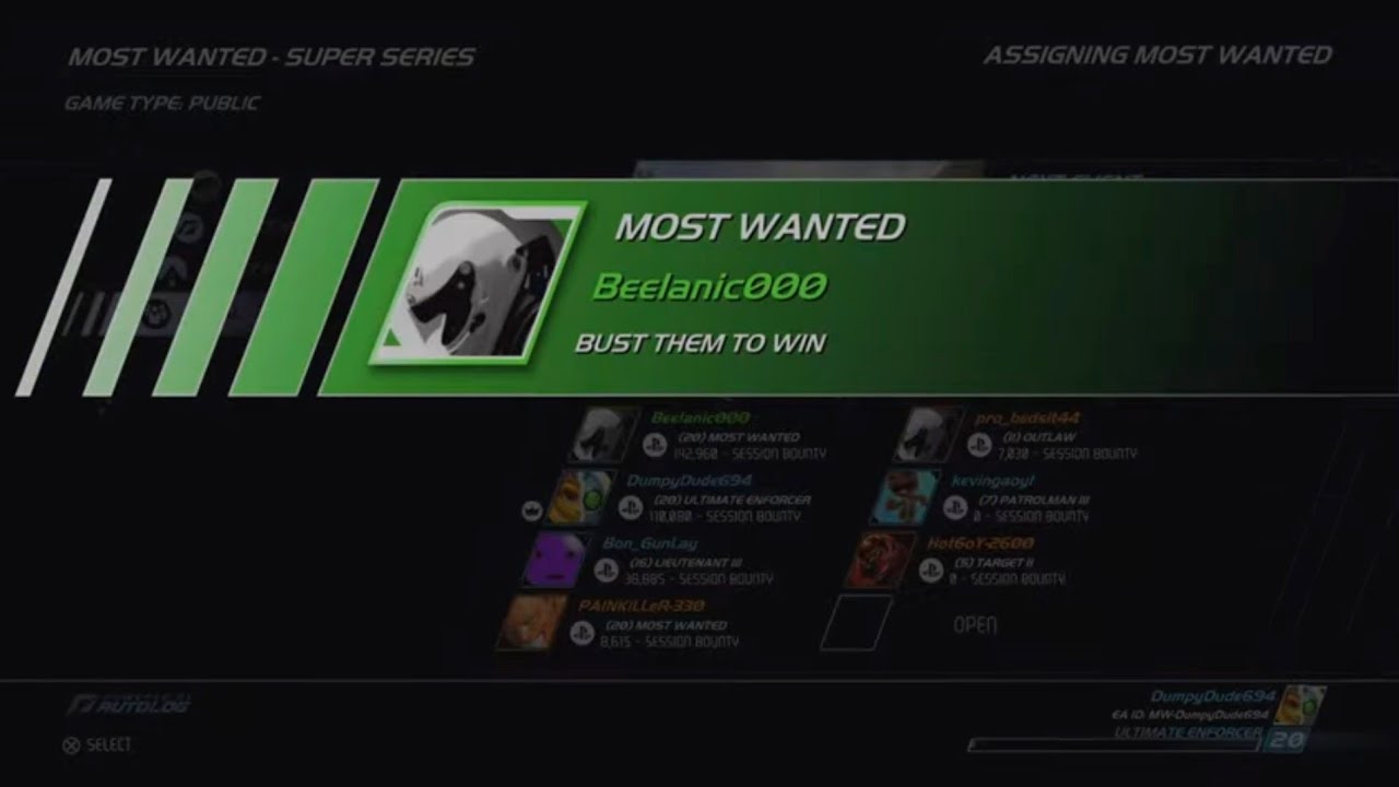 Need for Speed Hot Pursuit Remastered: Online - Most Wanted - Super Series: Boulder Road West