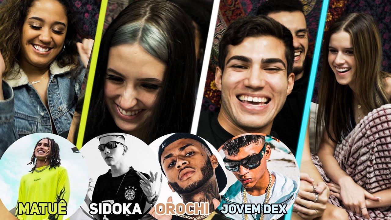 GRINGAS UNIVERSITÁRIAS REAGINDO AO TRAP BR( JOVEM DEX, SIDOKA, MATUE, OROCHI, RECAYD MOB)