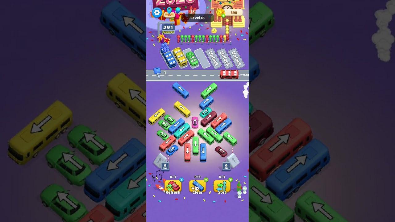 Car parking jam lavel 36 #games #gameplay #global #youtube 