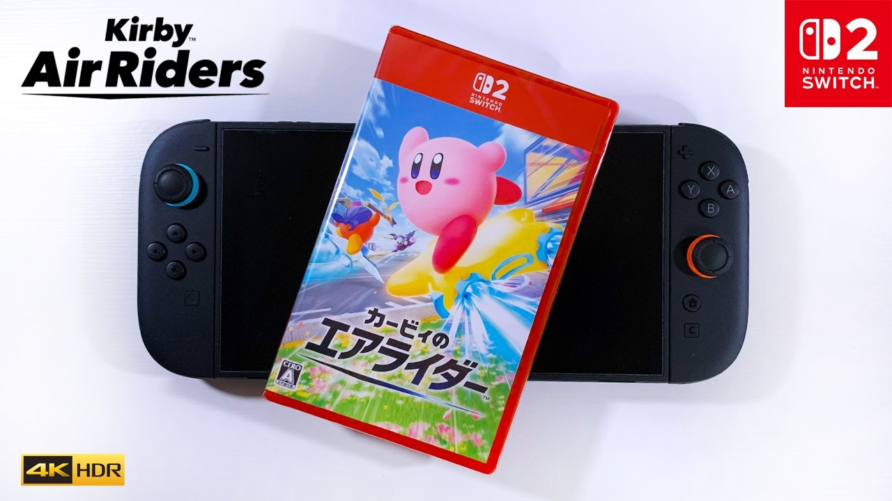Kirby Air Riders Unboxing + First Gameplay