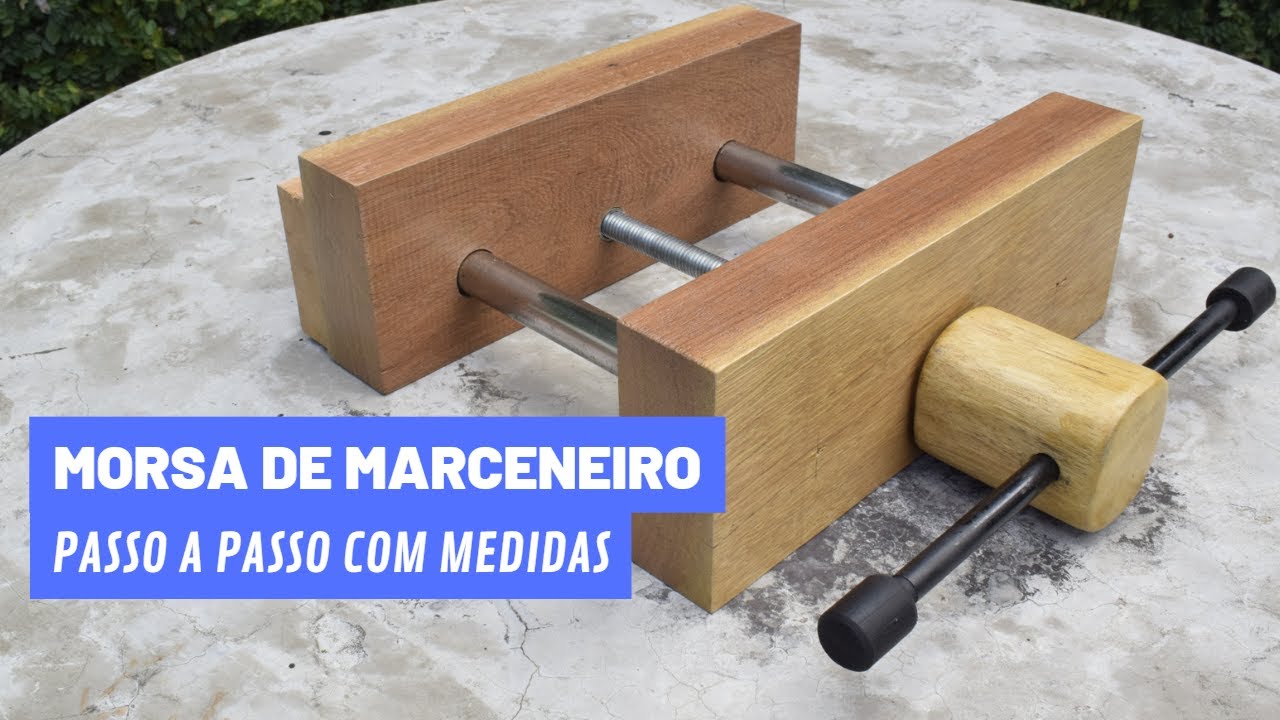 MORSA DE BANCADA (barata e fácil de fazer)
