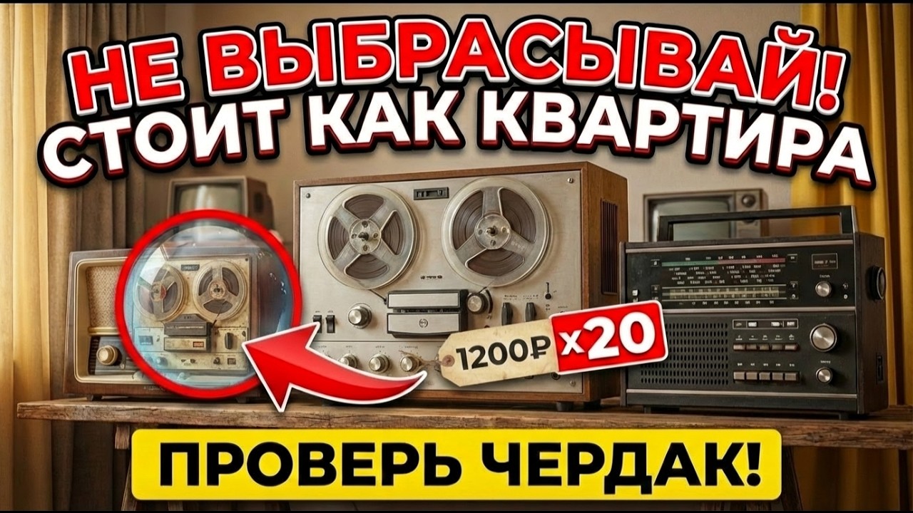 8 САМЫХ РЕДКИХ СОВЕТСКИХ МАГНИТОФОНОВ. Какой из них есть у вас?