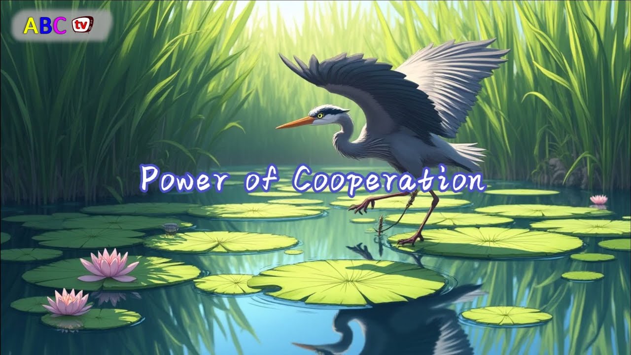 🐢 The Power of Cooperation | A Kids Moral Story About Teamwork, Friendship, and Helping Others 🐸🌼
