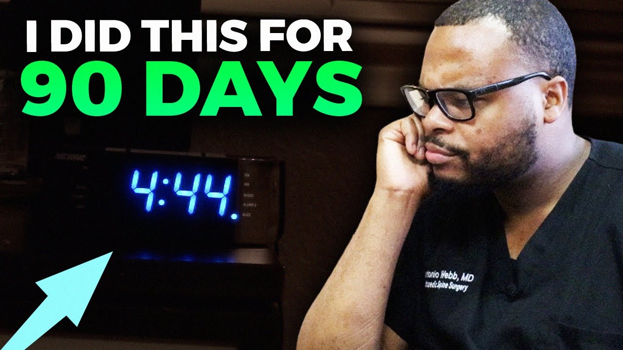 I woke up at 4:44am every day for 90 days. Here’s how it went...