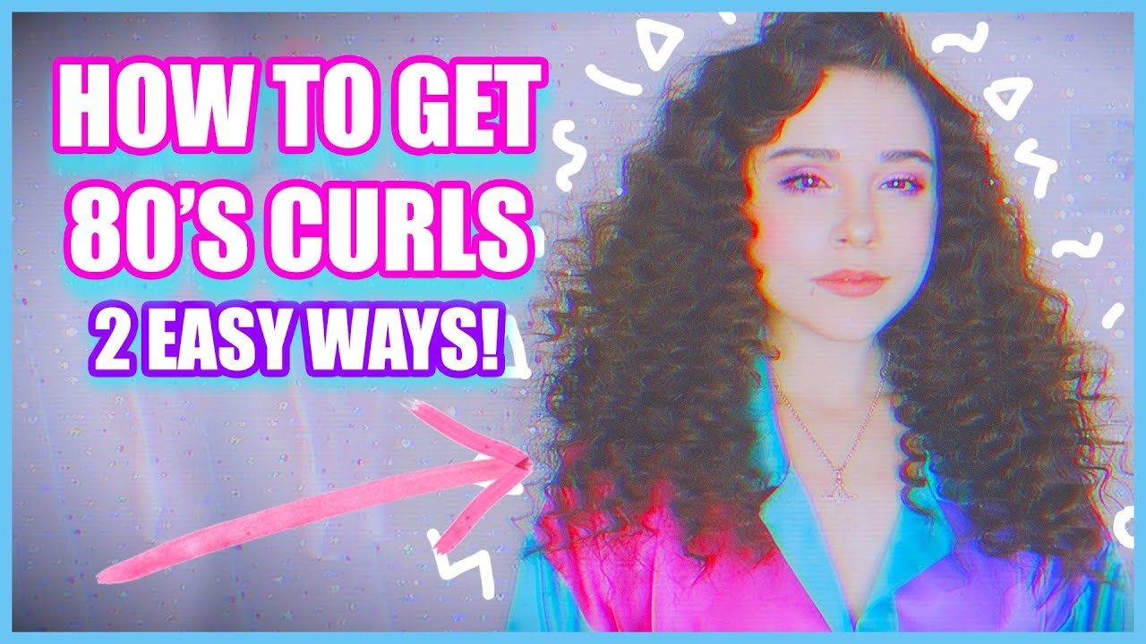 2 Easy Ways to get BIG 80's Hair- Infocomercial style | Kelsey Ellison