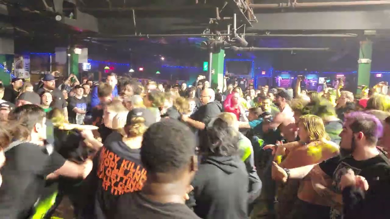 Wall of Death mosh pit for Paleface Swiss (The Gallow)