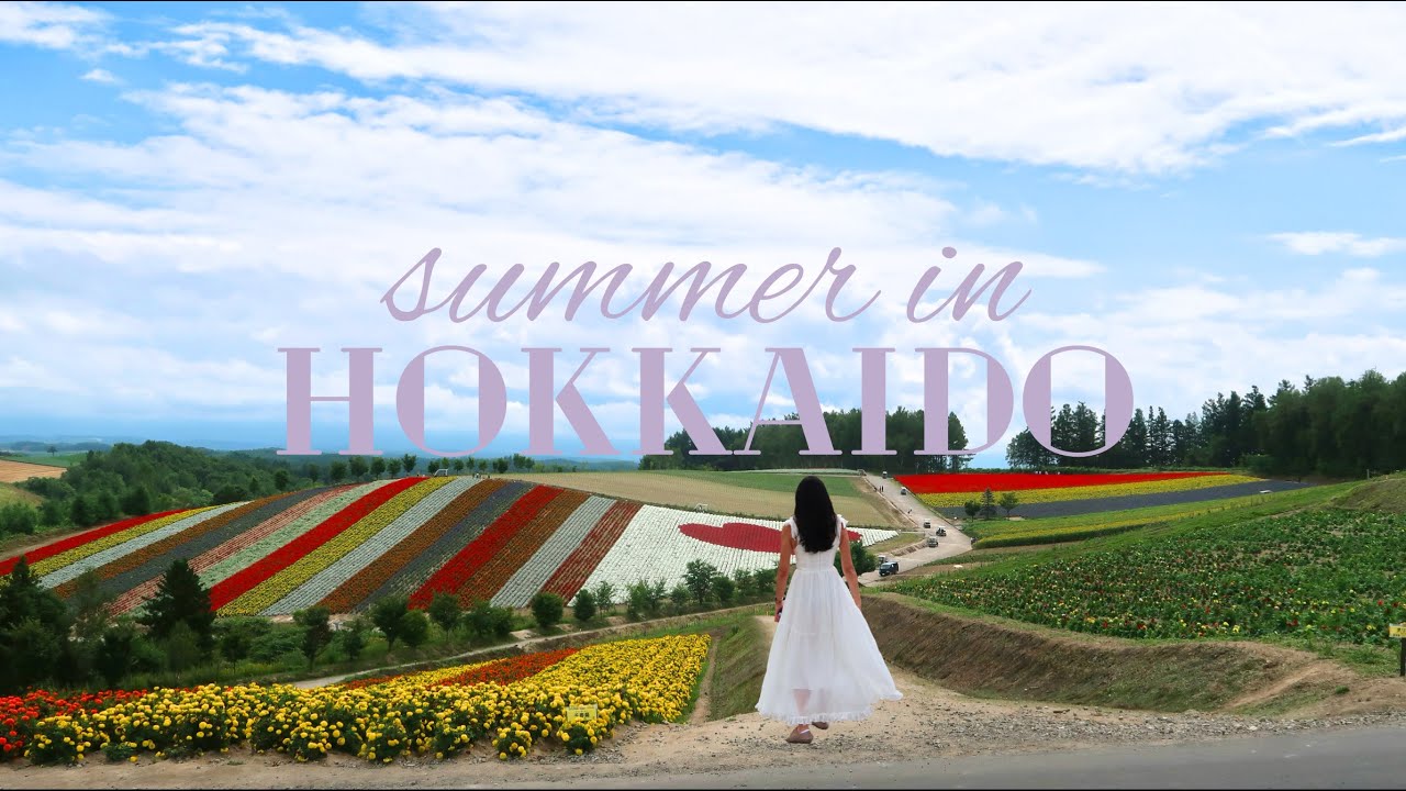 Summer in Hokkaido | Visiting the most beautiful sunflower garden and flower farms in Hokkaido Pt. 1