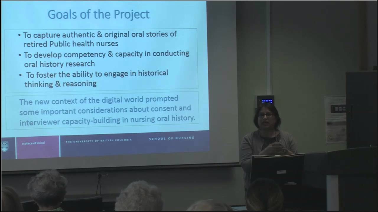 Health History Lecture: Capturing the History of Public Health Nursing