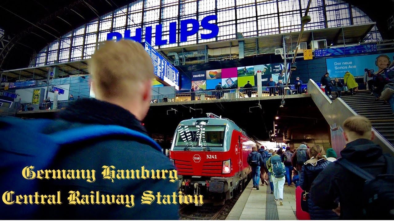 🇩🇪 Germany Hamburg Central Railway Station 🚉 Hamburg Hauptbahnhof 2025