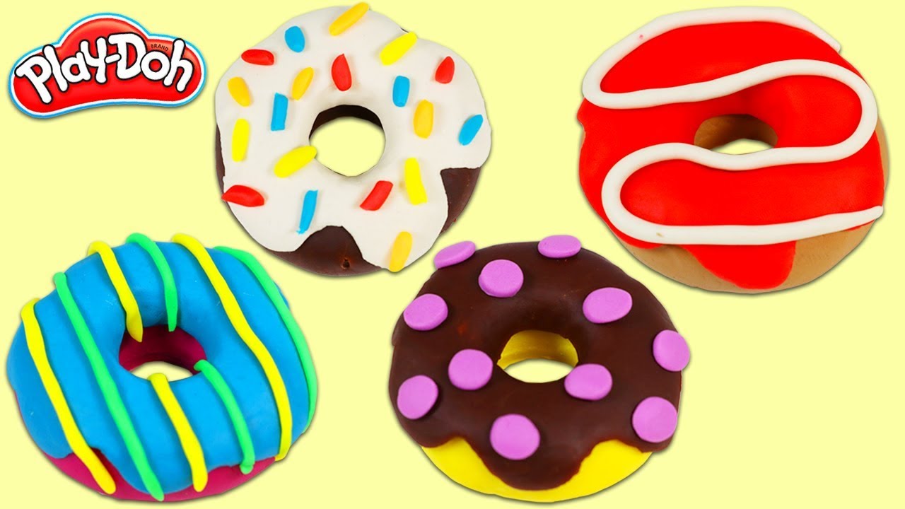 How to Make Different Play Doh Donuts!
