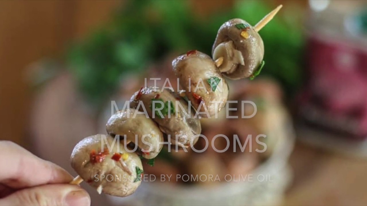 10 Minute Easy Italian Marinated Mushrooms Recipe