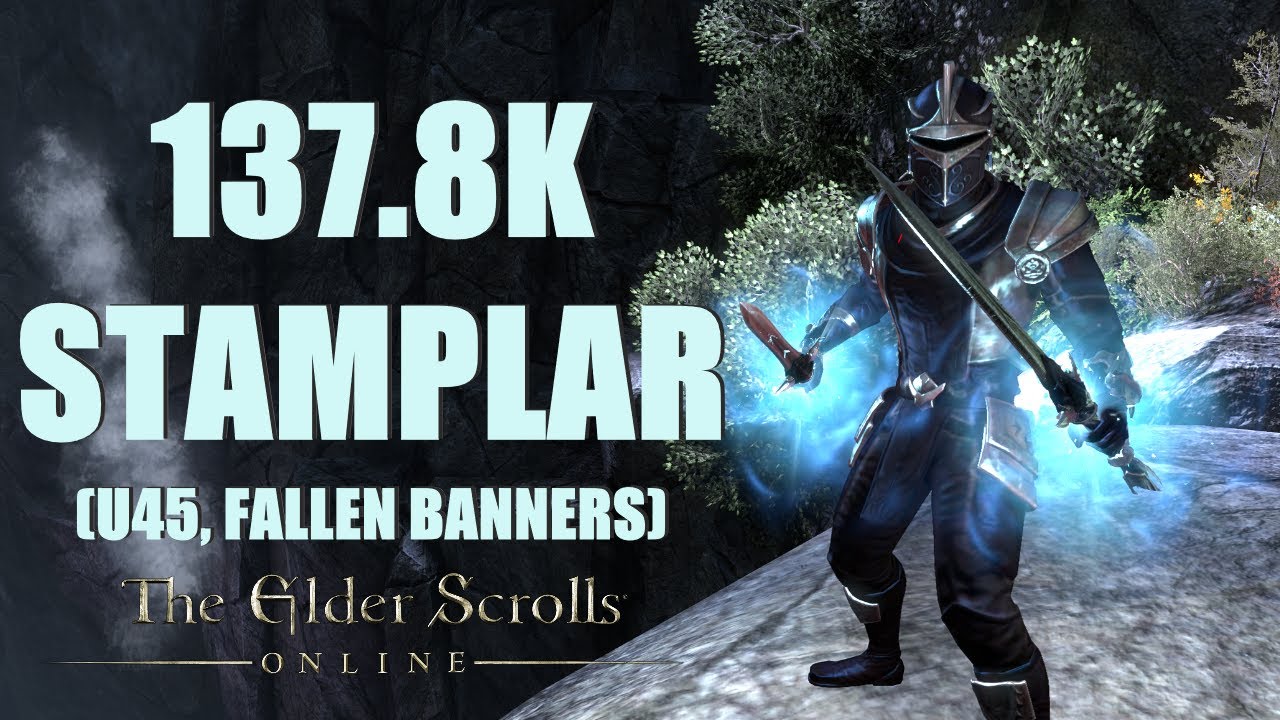 ESO - Stamina Templar 137.8k PvE DPS Build - (u45, Fallen Banners)