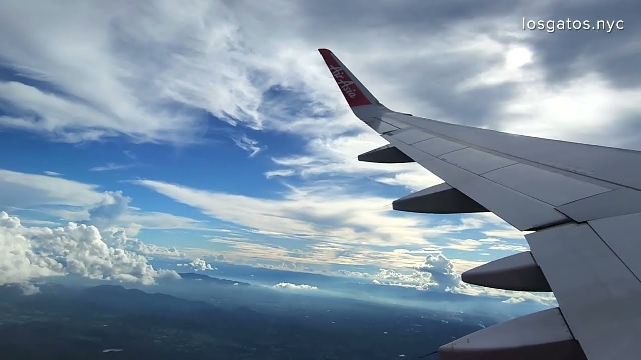 Chiang Mai - AirAsia A320 Approach & Landing [4K unfiltered]