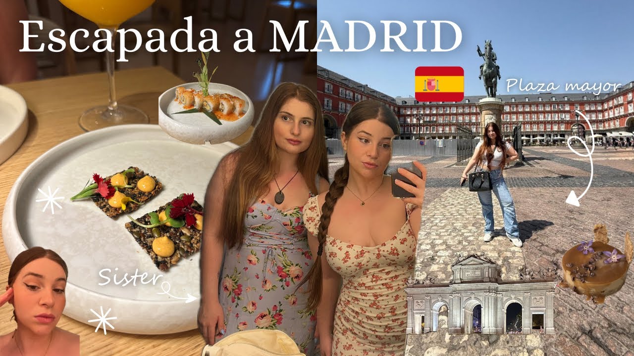 VIAJAMOS SOLAS A MADRID 🇪🇸| Qu&eacute; comimos vegano 🌱 | Restaurante con estrella Michelin  ⭐️ 