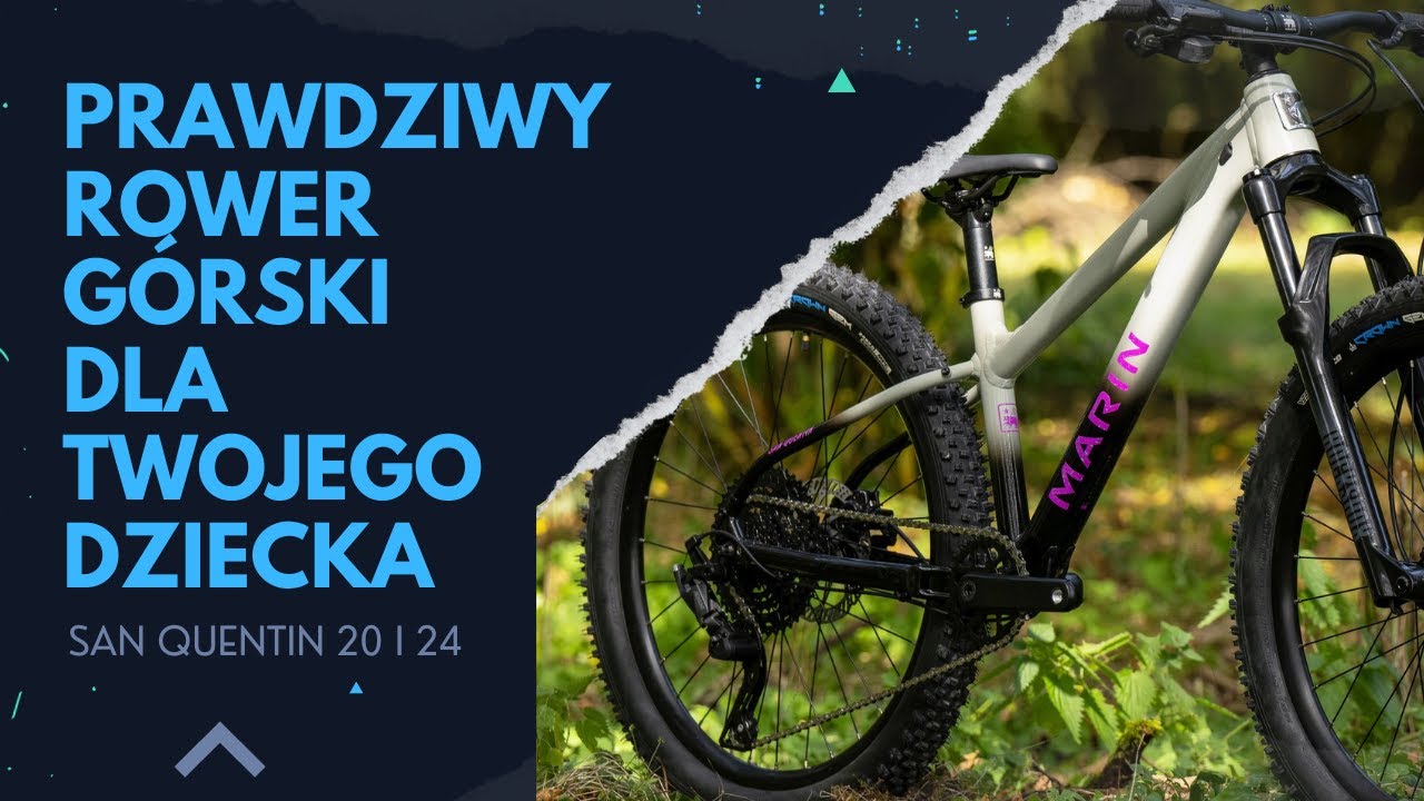 Rower górski dla dziecka, czyli Marin San Quentin Junior 2024 #marinbikes