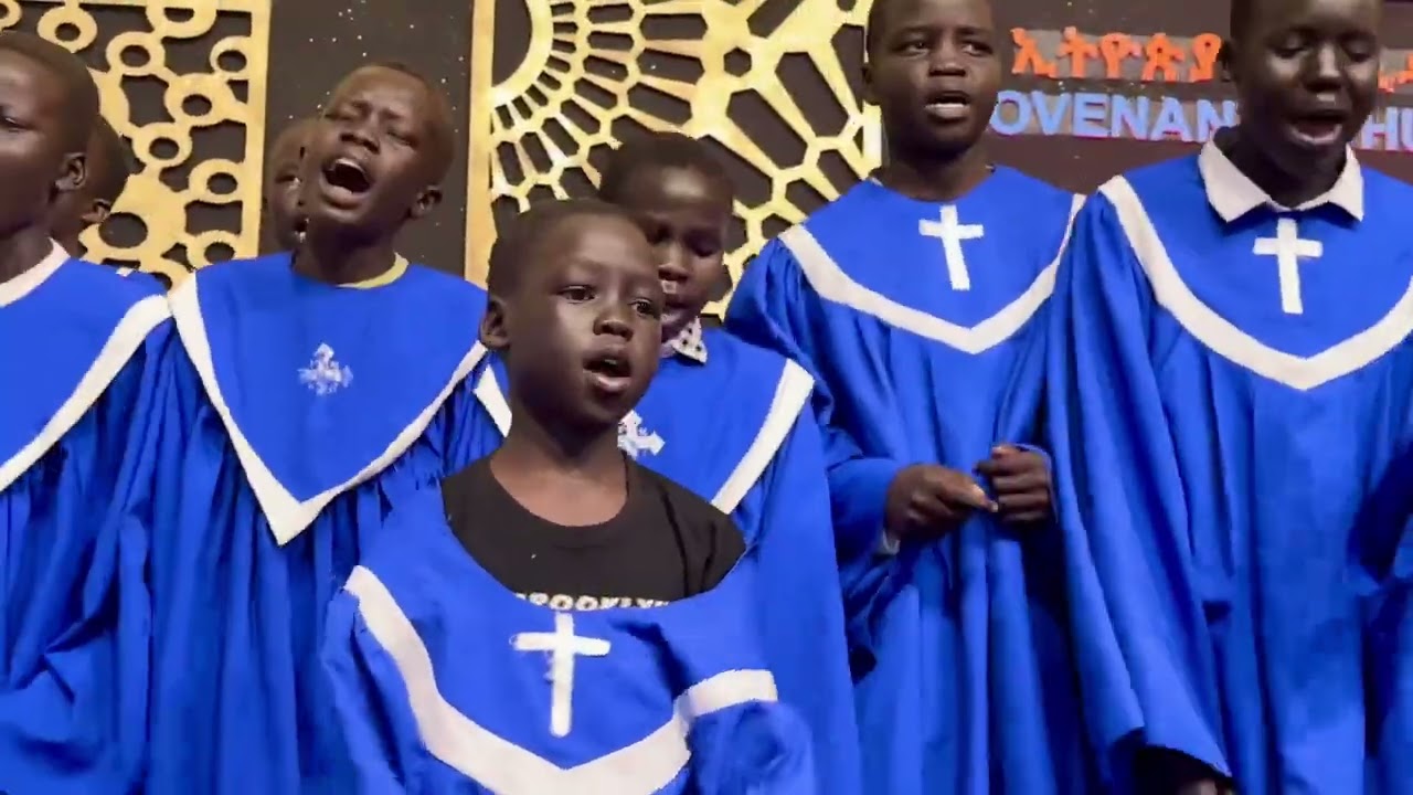 Happy Easter in Addis Ababa Christian Nuer Congregation with Children Ministry