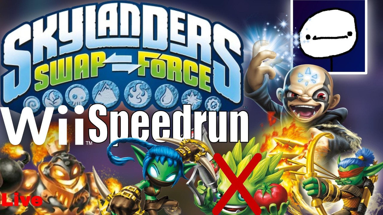Skylanders Spyro's Swapforce Wii Co-Op Speedrun