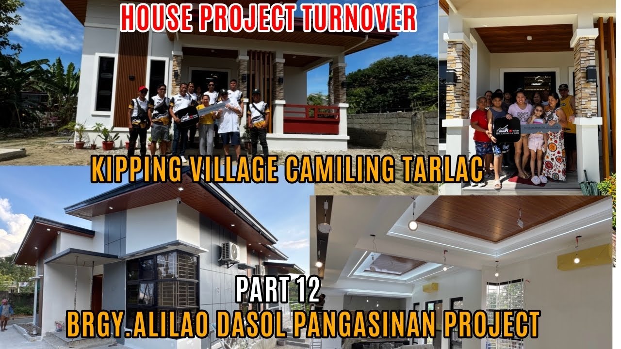 HOUSE PROJECT TURNOVER KIPPING VILLAGE PROJECT/BRGY.ALILAO DASOL PANGASINAN PROJECT PART 12