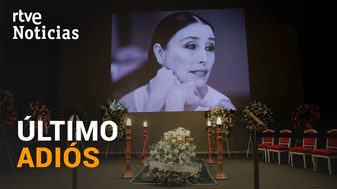 VERÓNICA FORQUÉ: El Teatro Español se despide de la actriz entre aplausos | RTVE Noticias