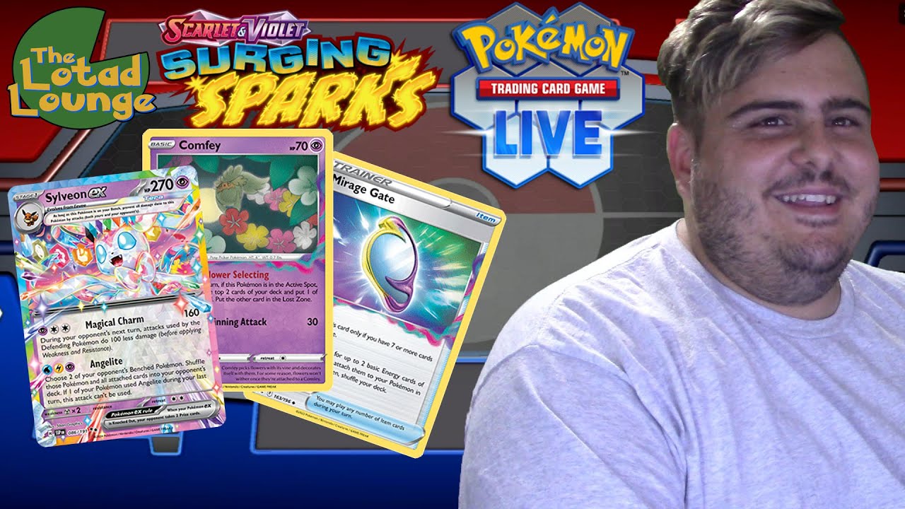 Surging Sparks Release Week | PTCGL: Lost Box Goes Hard With Sylveon ex! | Sylveon ex Deck Build