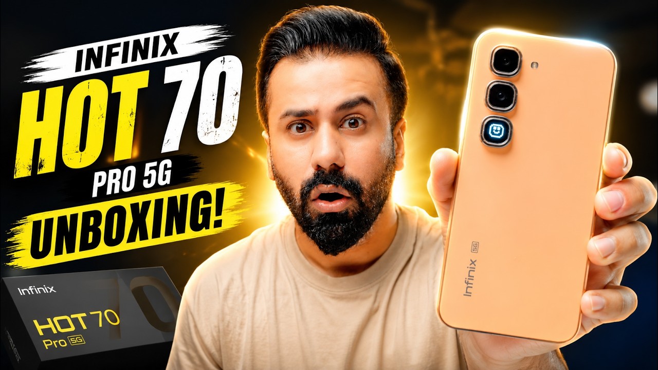 Infinix Hot 70 Pro 5G Unboxing & First Impressions 144Hz + Dimensity 7100 | Infinix Hot 70 Pro Price